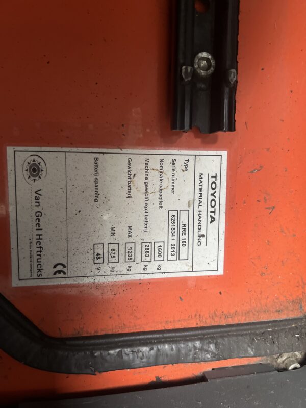 BT RRE160 - Reachtruck - Afbeelding 4