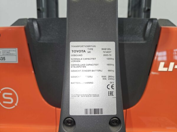 TOYOTA SWE120L - Stapelaar Elektro - Image 4