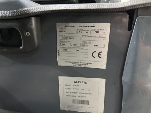 TOYOTA 8FBE20T - Vorkheftruck Elektro - Image 4