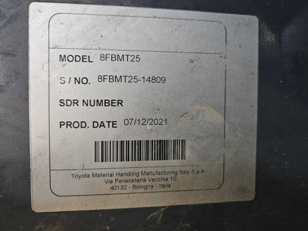 TOYOTA 8FBMT25 - Vorkheftruck Elektro - Afbeelding 4