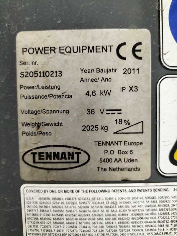 TENNANT S20 - Veegmachine - Afbeelding 4
