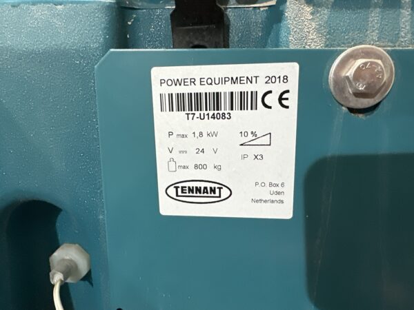TENNANT T7 - Schrobmachine middel - Afbeelding 4