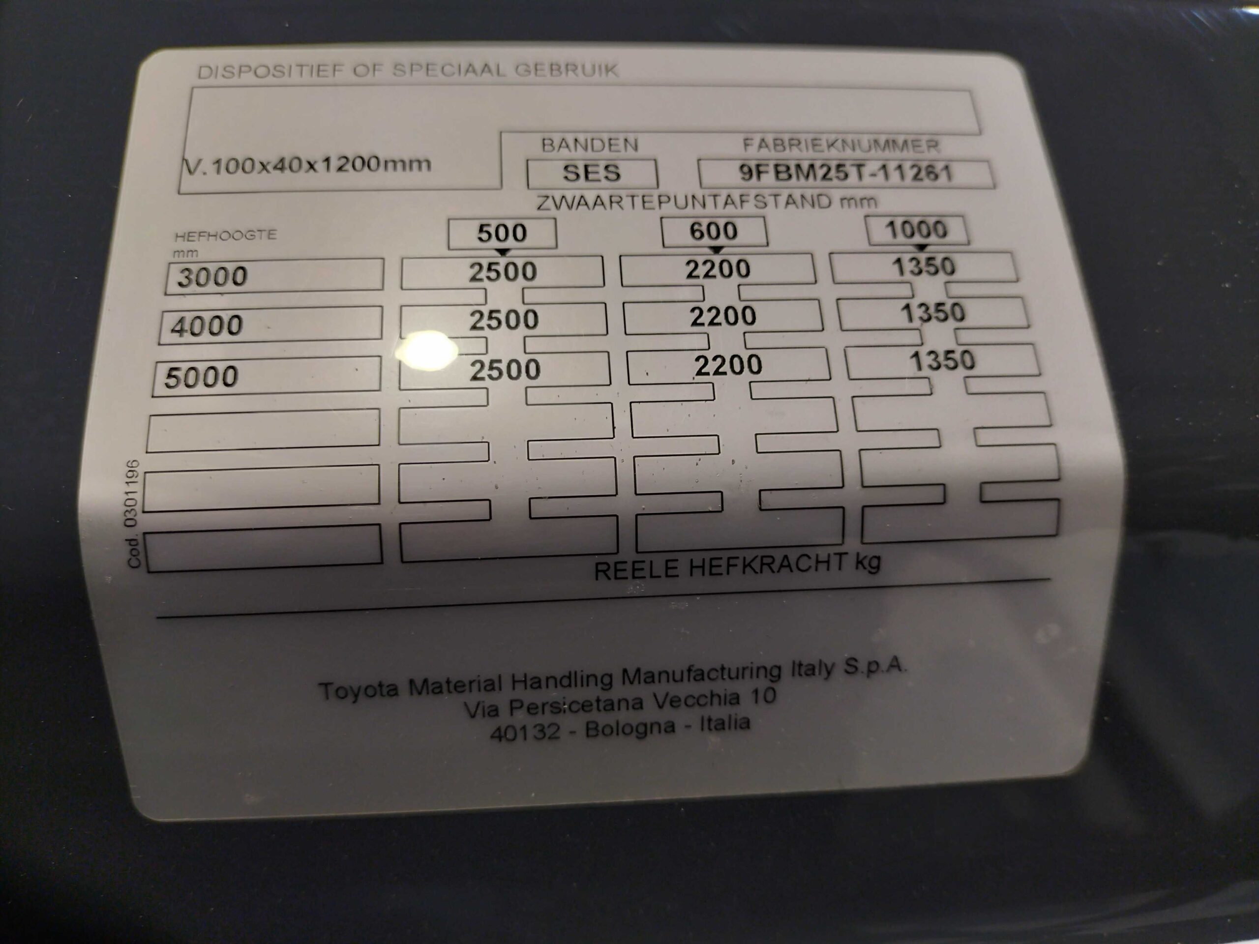 TOYOTA 9FBM25T - Vorkheftruck Elektro - Afbeelding 8