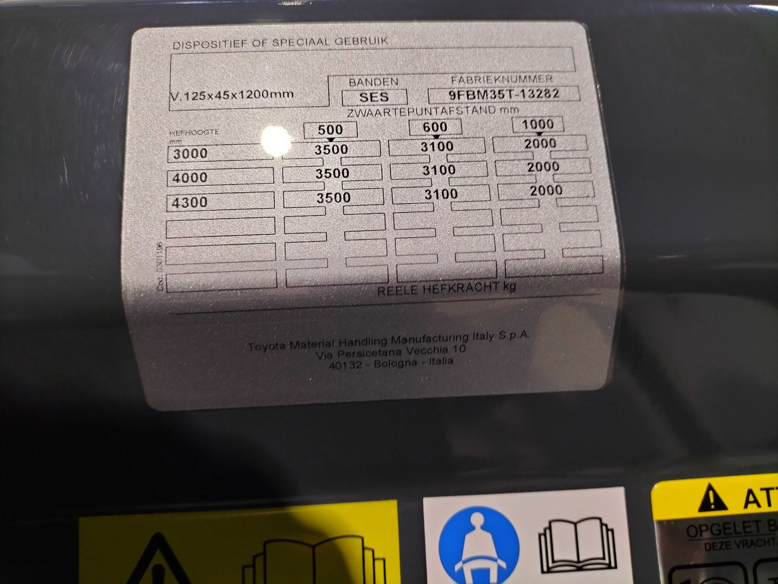 TOYOTA 9FBM35T - Vorkheftruck Elektro - Afbeelding 4