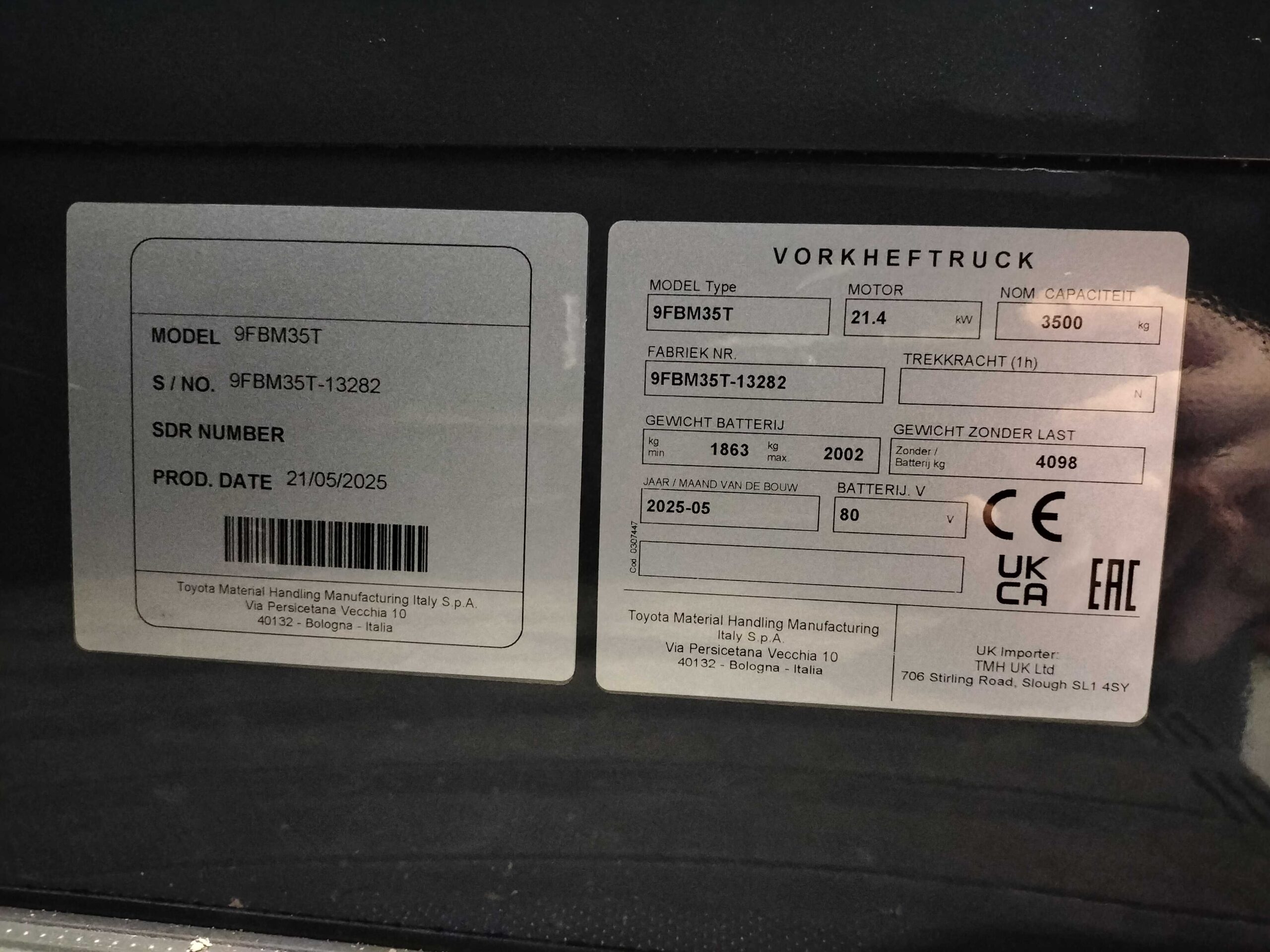 TOYOTA 9FBM35T - Vorkheftruck Elektro - Afbeelding 5