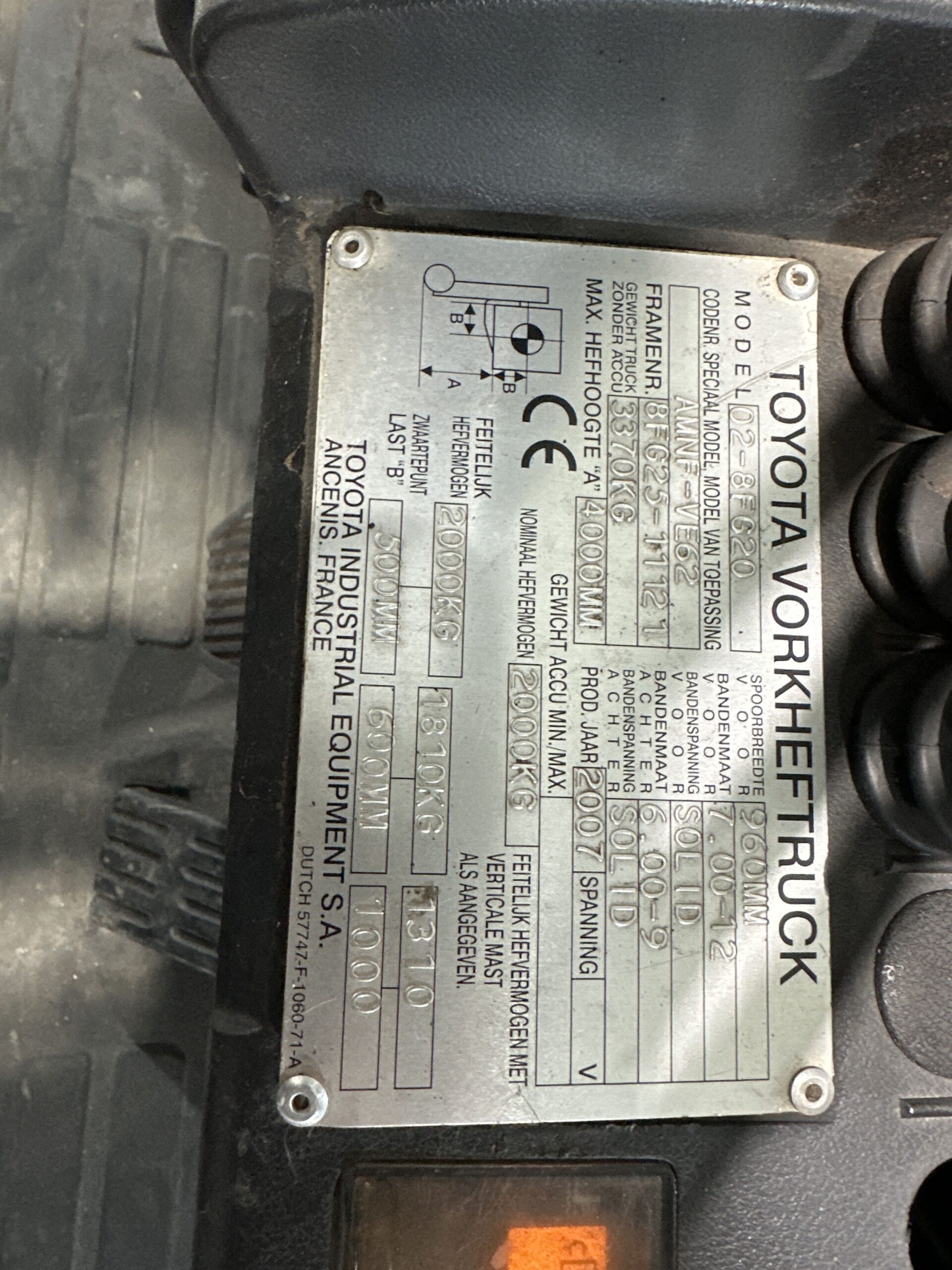 TOYOTA 02-8FG20 - Vorkheftruck Gas - Image 4