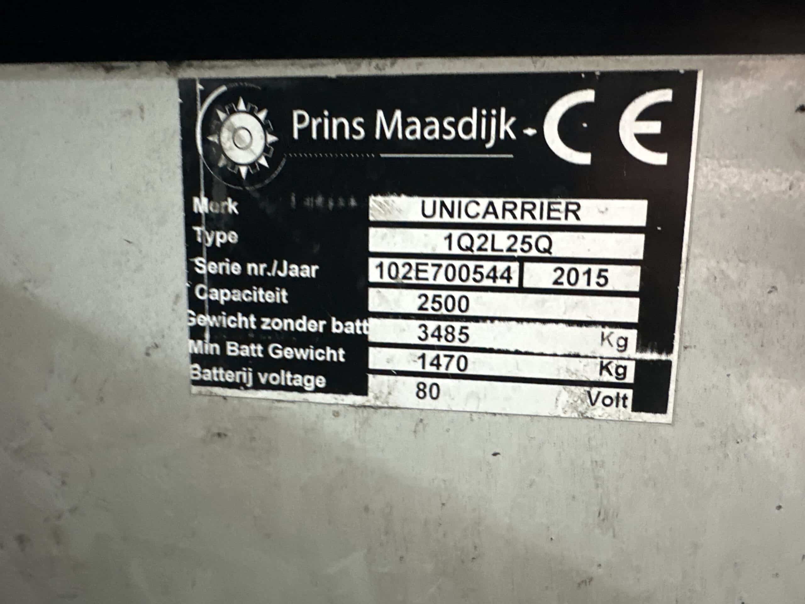 UNICARRIER 1Q2L25Q - Vorkheftruck Elektro - Image 4